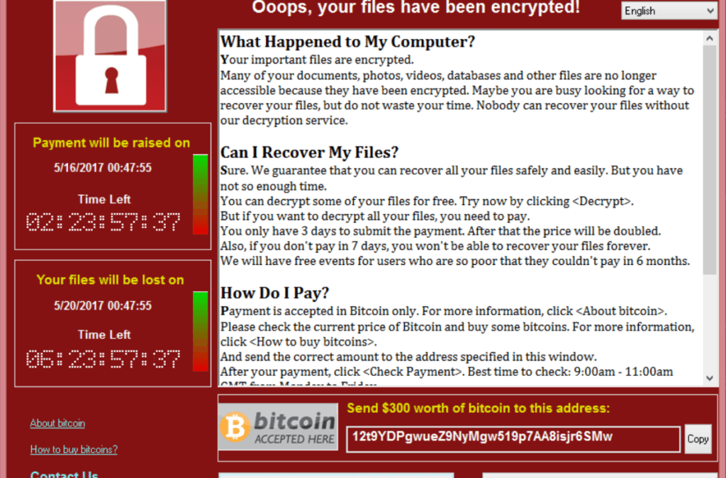 Security Advisory: WCry2 Ransomware Outbreak
